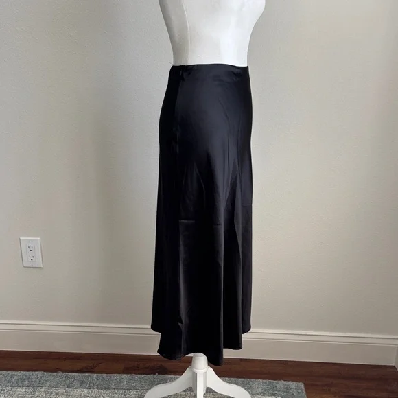 Zeagoo Black Silk Skirt XS - Picture 5 of 6